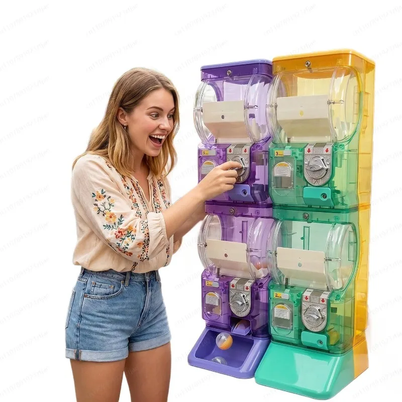 Arcade Vending Machine - Distributeur de capsules transparent blanc à
