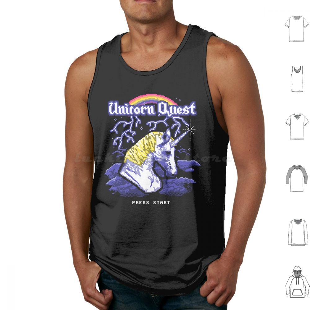 Arcade Quest - Licorne Quest débardeurs gilet sans manches