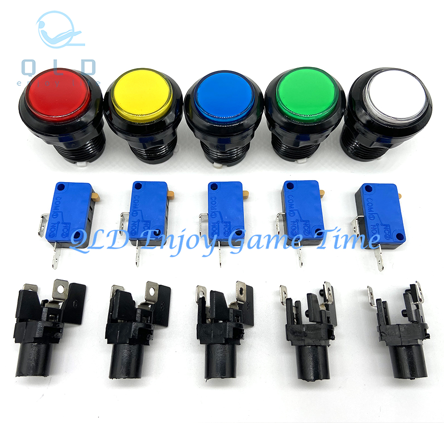 Vending Arcade Games - 12 boutons poussoirs d'arcade LED lumineux