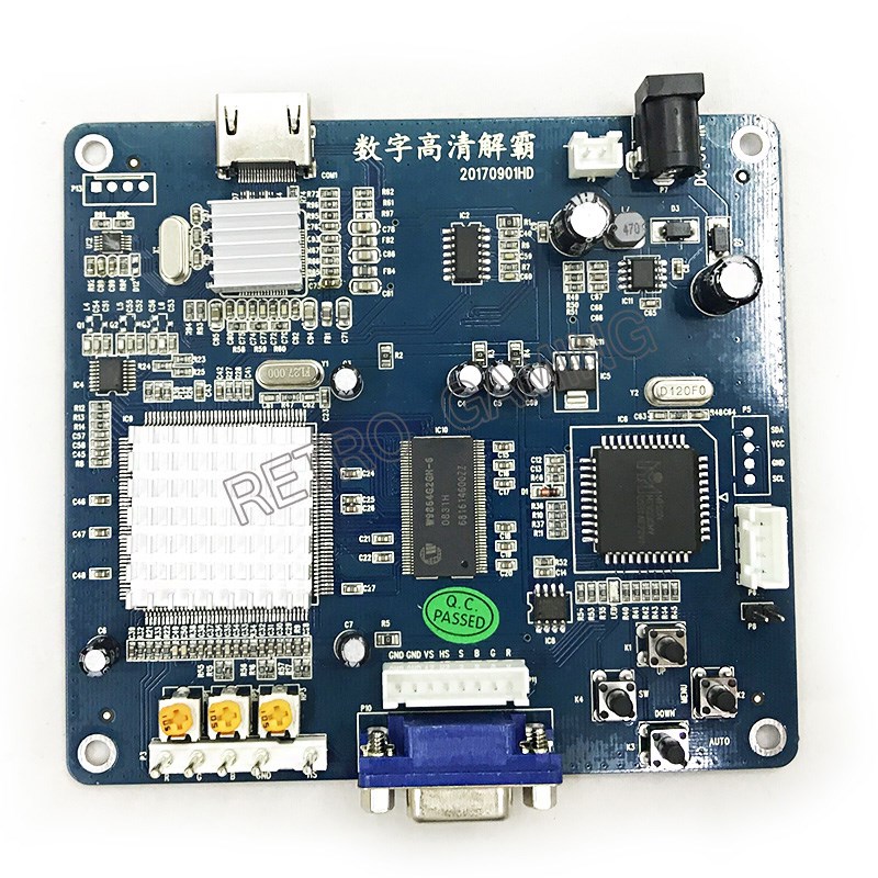 Arcade Vending Machine - Convertisseur CGA vers HDMI, carte de